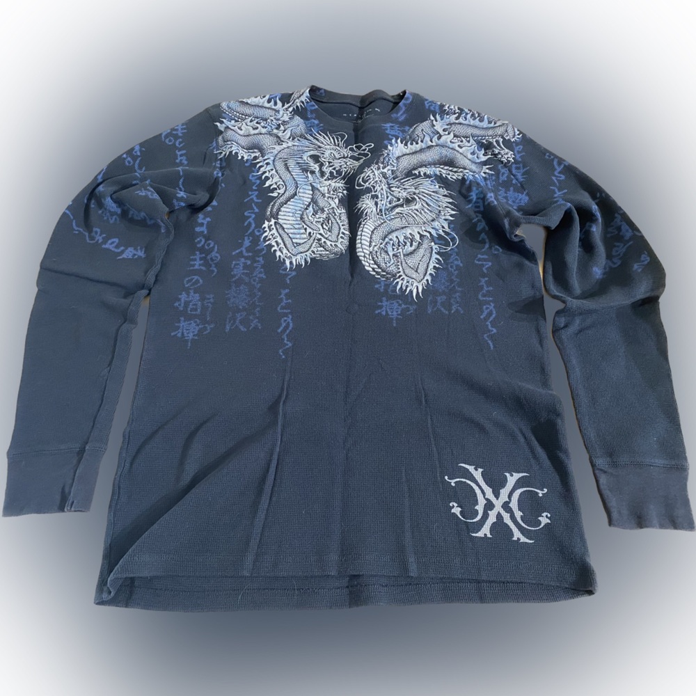 Extreme couture long sleeve shirt.